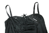 DIESEL GLENN MARTENS. NEW W/TAG. Black Long Asymmetrical Hem Viscose With Lace Dress