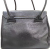 LOEWE MADRID. Black Leather Shoulder Bag