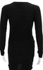 Dolce & Gabbana ITALY. D&G  Black Light Wool V-Neck Button Cardigan Dress