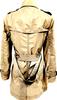 Burberrybrit UK. Khaki Nylon Double Breasted Trench Style Coat