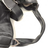 Gucci Italy. Black Leather RARE Horsebit Clasp Shoulderbag / Handbag