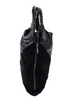 Helmut Lang NY. Black Suede Leather Zip Expandable Shoulder Hobo Handbag