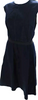 Lanvin/Acne Studios Collab. Blue Dark Wash Denim Sleeveless A-line Shift Dress