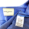 UNITED ARROWS Cache-Coeur JAPAN. Blue Sleeveless Dress with Ribbon Belt