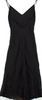 Jigsaw London UK. Black Viscose Sleeveless Maxi Dress