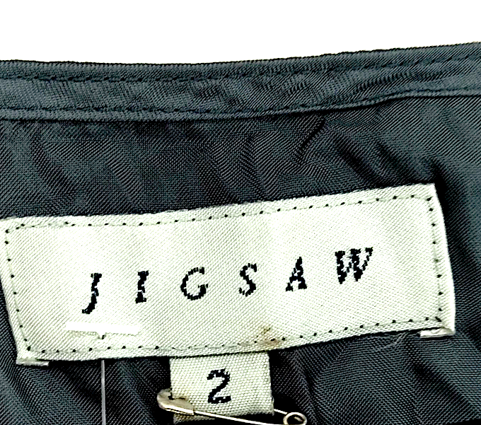 jigsaw silver dress Womens Jigsaw Silver Metallic Sequin Skirt M (US 8-10)