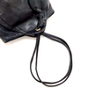 LOEWE MADRID. Black Lambskin Leather Small Shoulder Bag