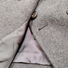 BURBERRY LONDON Vintage Grey Wool, Cashmere, Cupro Coat