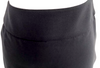 Hermes Paris. Black Wool Flap Skirt