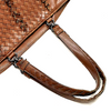 Bottega Veneta Italy. Large Intrecciato Woven Brown Leather Shoulderbag / Hand Bag / Tote