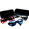 Gucci Italy. Vintage Hand Poured Acetate Sunglasses $240 to $290 a Pair