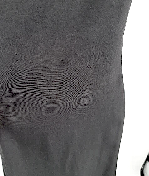 Prada Italy. Black Sleeveless Acetate/Nylon/Spandex Dress