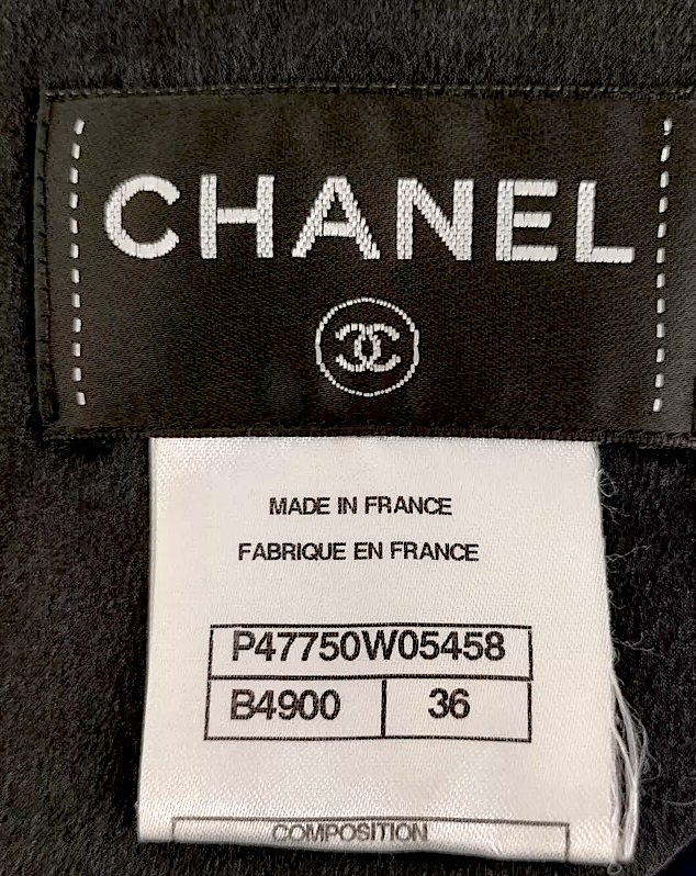 Chanel Paris. Collection. Sleeveless Cotton, Nylon, Acrylic, Polyester Silk Dress