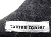 Tomas Maier Milan. (Ex-Bottega Veneta) Gray Wool Long Unlined Fleece Peacoat Jacket