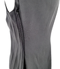 Prada Italy. Black Sleeveless Acetate/Nylon/Spandex Dress