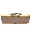 Gucci Italy. Brown Stripe Canvas Jackie Shoulder Bag