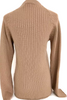 Prada Italy. Beige Cashmere, Silk Sweater