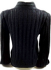 Christian Dior Paris. Black Wool/Nylon Blend Top