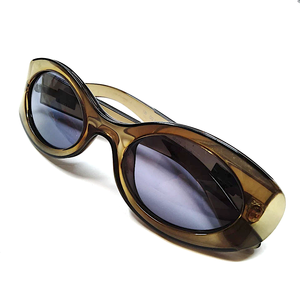 Gucci Italy. Vintage Acetate Bordeaux/Green Colors Sunglasses Sold Separately 250/350