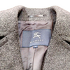 BURBERRY LONDON Vintage Grey Wool, Cashmere, Cupro Coat