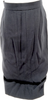 Chanel PARIS. Black Wool, Silk, Spandex Skirt
