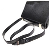 Givenchy Paris. Black Pony Hair Flap  Black Leather Shoulder Bag