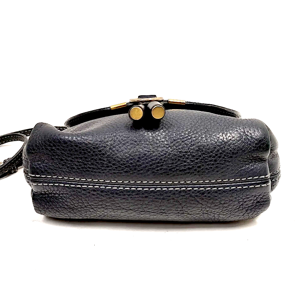 Chloe Paris. Black Leather Small/Medium Cross Body Shoulder Bag