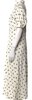 Caron Callahan NYC. Neutrals Cotton Blend Printed Long Dress