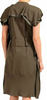 Maison Margiela Paris. NEW. Dark Green Full Zip Sleeveless Sheath Dress