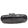 Yves Saint Laurent Paris. Classic Vintage Black Leather Shoulder Bag / Hand Bag