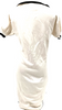 Hermes Paris. Cream Silk, Cashmere w/Black Accents Dress