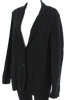 Lanvin Paris. Black Wool Two Button Lightweight Jacket