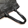 Bottega Veneta Italy Black Leather Large Shoulder Bag / Tote Bag