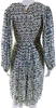 Isabel Marant Etoile Paris Ikat Print Long Sleeve Blouson Dress