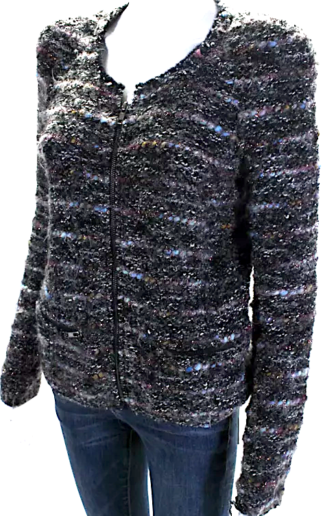 Etoile Isabel Marant. Multicolor Wool Metallic Full Zip Jacket