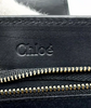 Chloe Paris. Black Leather Handbag Shoulderbag / Handbag Silver Hardware