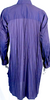 ISSEY MIYAKE Japan. Iridescent Purple Crinkle Pleated Woven Button-Front Tunic/Dress