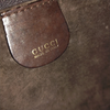 Gucci Italy. Brown Intrecciato Leather Hobo Style Bag Bamboo Handles Shoulder Bag