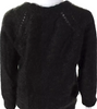 Etoile Isabel Marant  Paris. Dark Brown Fuzzy Mohair Pullover Sweater Top