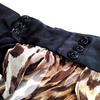 Dolce&Gabbana Italy. D&G Silk Animal Print & Black Accents Top
