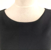 PRADA ITALY. Black Rayon, Elastane, Nylon Sheath Dress with Bow Detail