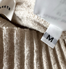 Isabel Benenato Italy. Wheat Color Cotton/Linen Ecru Sweater