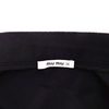 Miu Miu Italy. Black Polyester, Acetate, Nylon Front Zip Skirt
