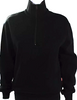 ACNE Studios Sweden. Black Fleece Half Zip Turtleneck Jacket / Top