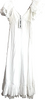 ALEXANDER MCQUEEN UK. MCQ. NEW W/TAGS Pleated Flutter-Sleeve Midi Dress