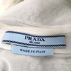 Prada Italy Vintage Plaid Sequins and White Collar Cotton Top