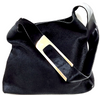 Gucci Shoulder Bag Black Calf Hair Leather Shoulderbag