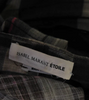 Isabel Marant Etoile Paris. Grey Plaid Sleeveless V Neck Dress