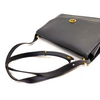 Christian Dior Paris. Black Leather Logo Shoulder Bag