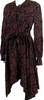 Proenza Schouler NY. Multi-Colored Floral Print A Line Belted Dress